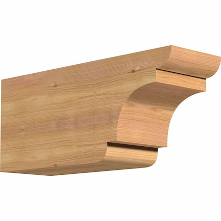 Ekena Millwork New Brighton Smooth Rafter Tail, Western Red Cedar, 5 1/2"W x 8"H x 18"L RFT06X08X18NEB00SWR